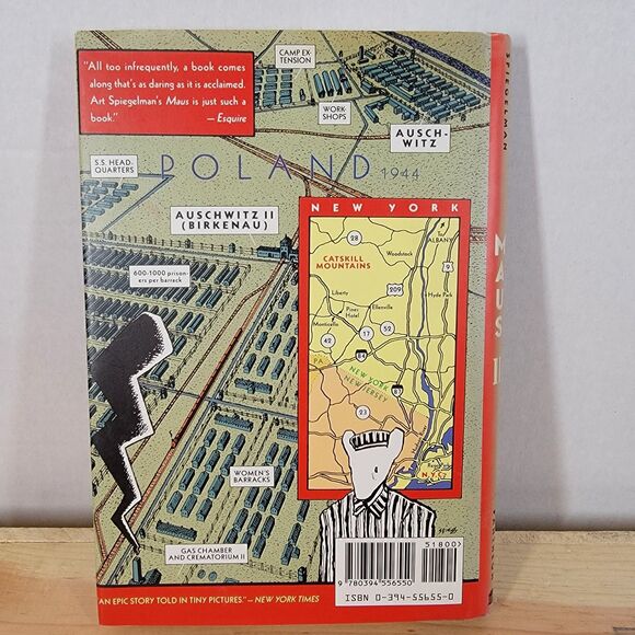 Maus II A Survivor's Tale by Art Spiegelman - hardback - Picture 3 of 3